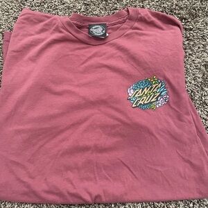 Santa Cruz Skateboards Red Short Sleeve T-Shirt